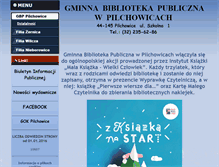 Tablet Screenshot of biblioteka.pilchowice.pl